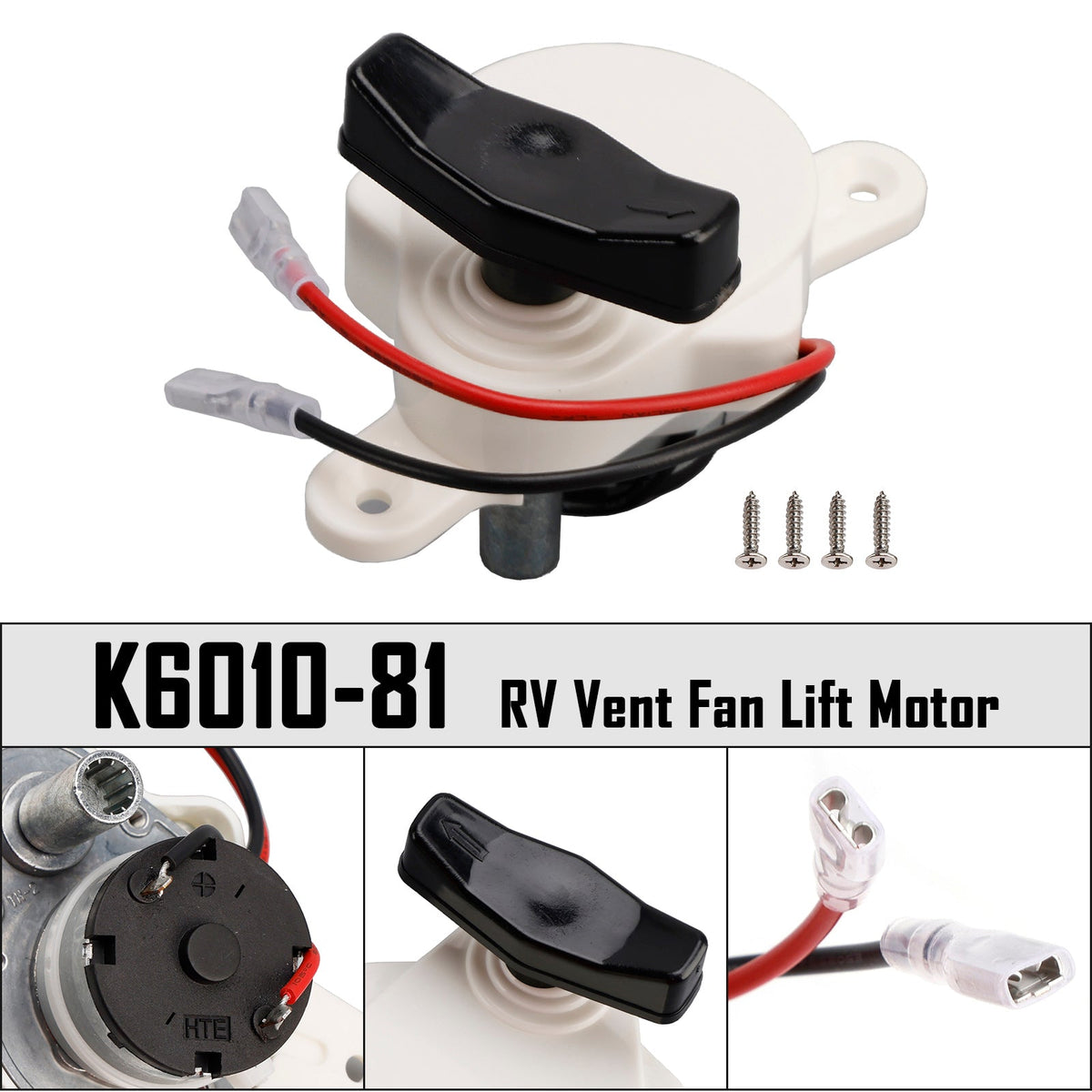 RV Vent Fan Lift Motor K6010-81 for Dometic Fan-Tastic Vent B Series