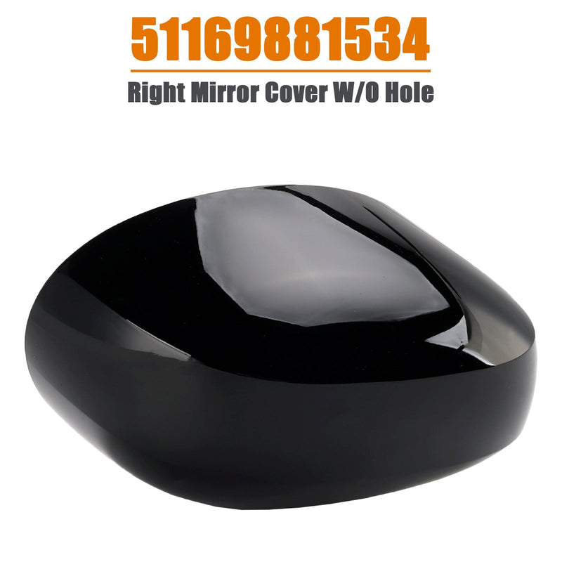 Right Mirror Cover W/O Hole 51169881534 for MINI Cooper F54 F55 F56 F57 20-24
