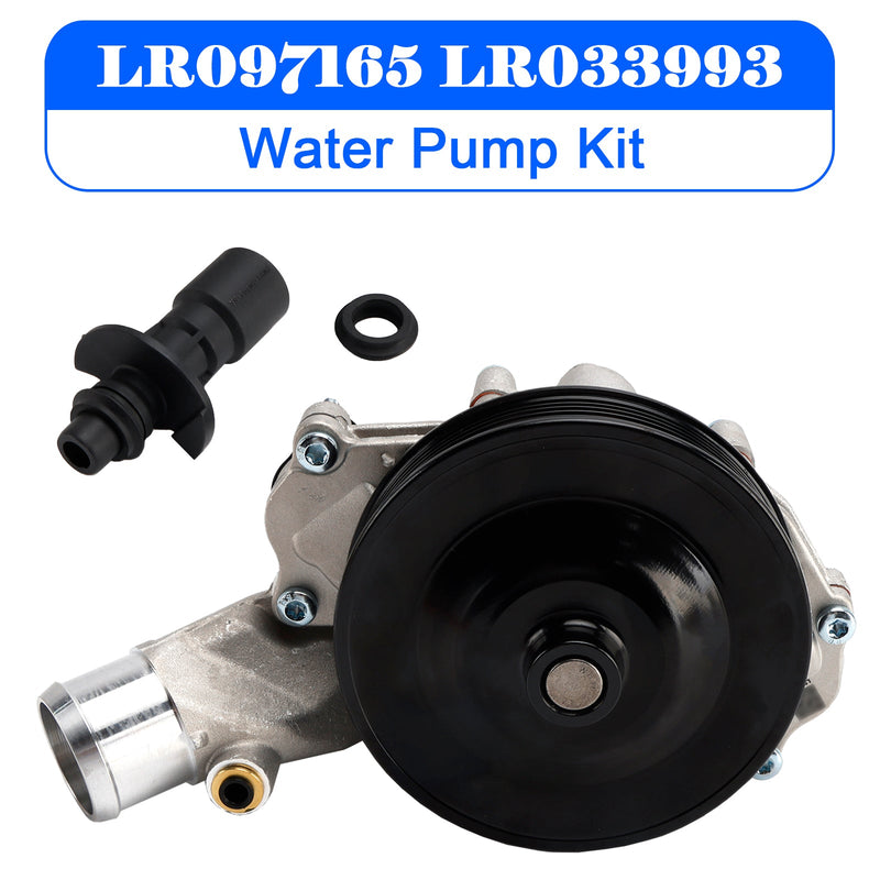 Land Rover 3.0L 5.0L Gas 2010-2019 LR097165 LR033993 Water Pump Kit