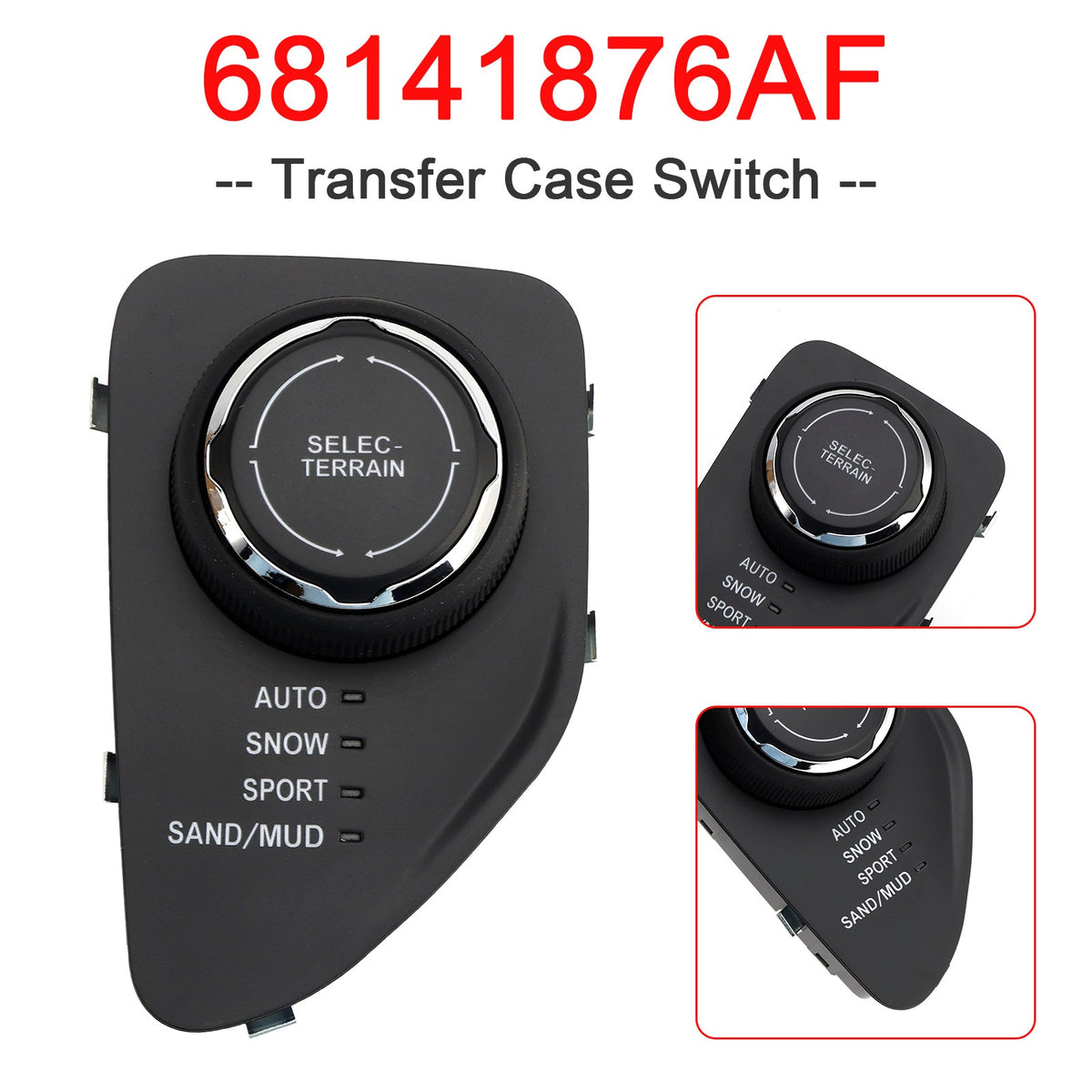Transfer Case Switch for Jeep Cherokee 2014-2019 68141876AF 68141876AE