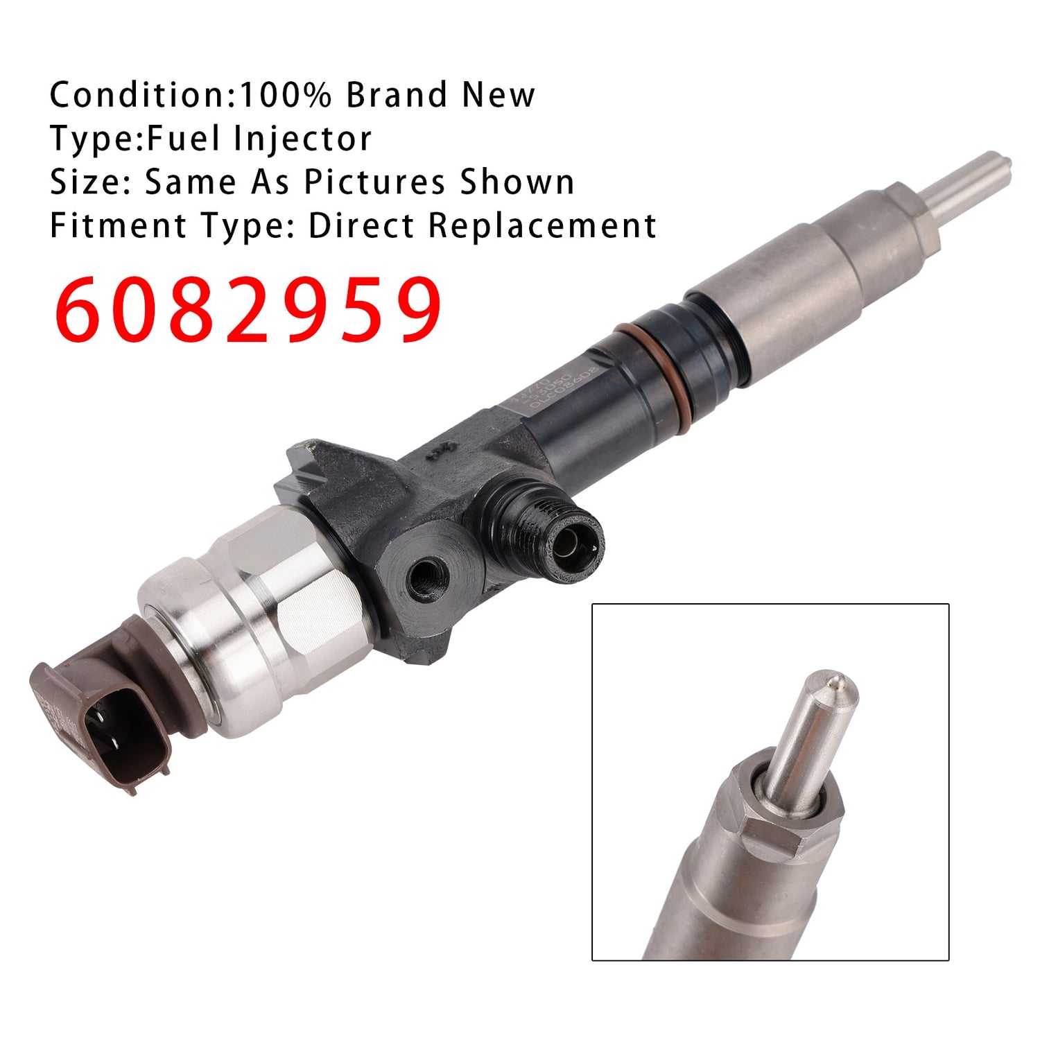 Caterpillar CAT C3.3B 257D 277D 287D 259D 289D 6082959 1Pcs Fuel Injector