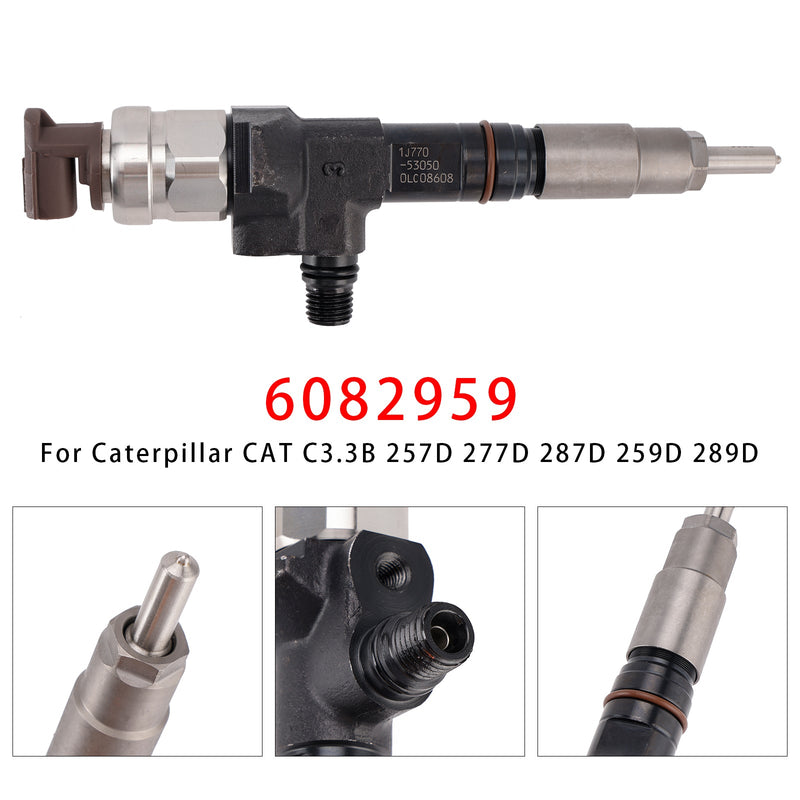 Caterpillar CAT C3.3B 257D 277D 287D 259D 289D 6082959 1Pcs Fuel Injector