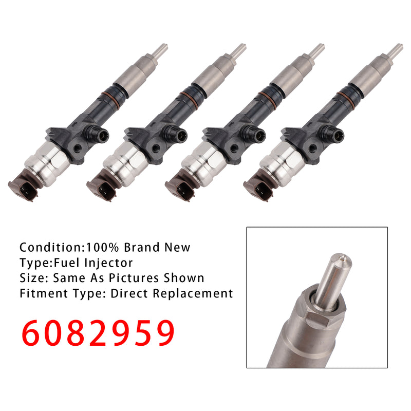 Caterpillar CAT C3.3B 257D 277D 287D 259D 289D 6082959 4PCS Fuel Injector