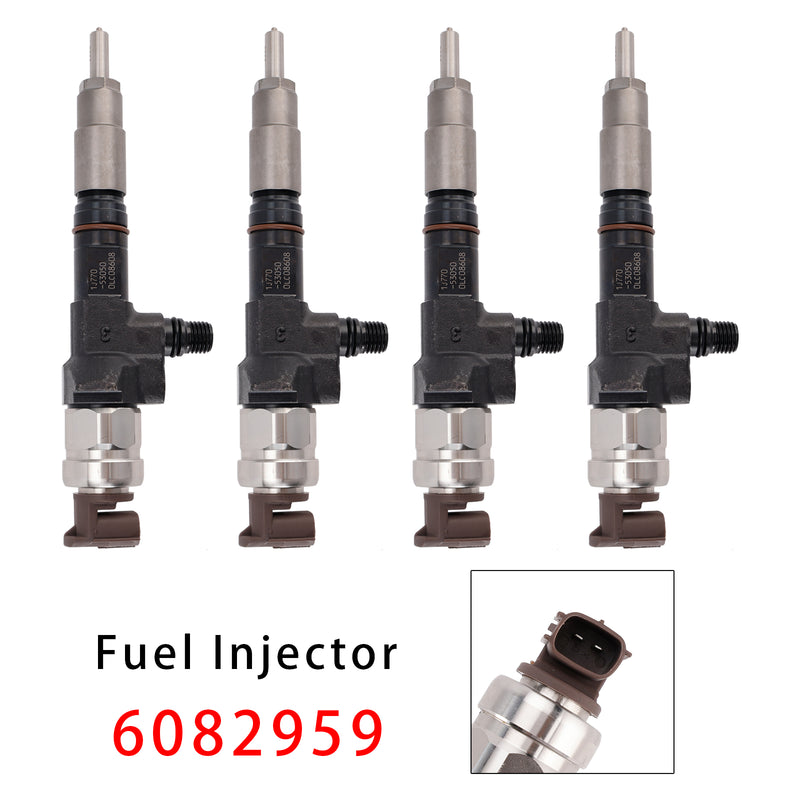 Caterpillar CAT C3.3B 257D 277D 287D 259D 289D 6082959 4PCS Fuel Injector