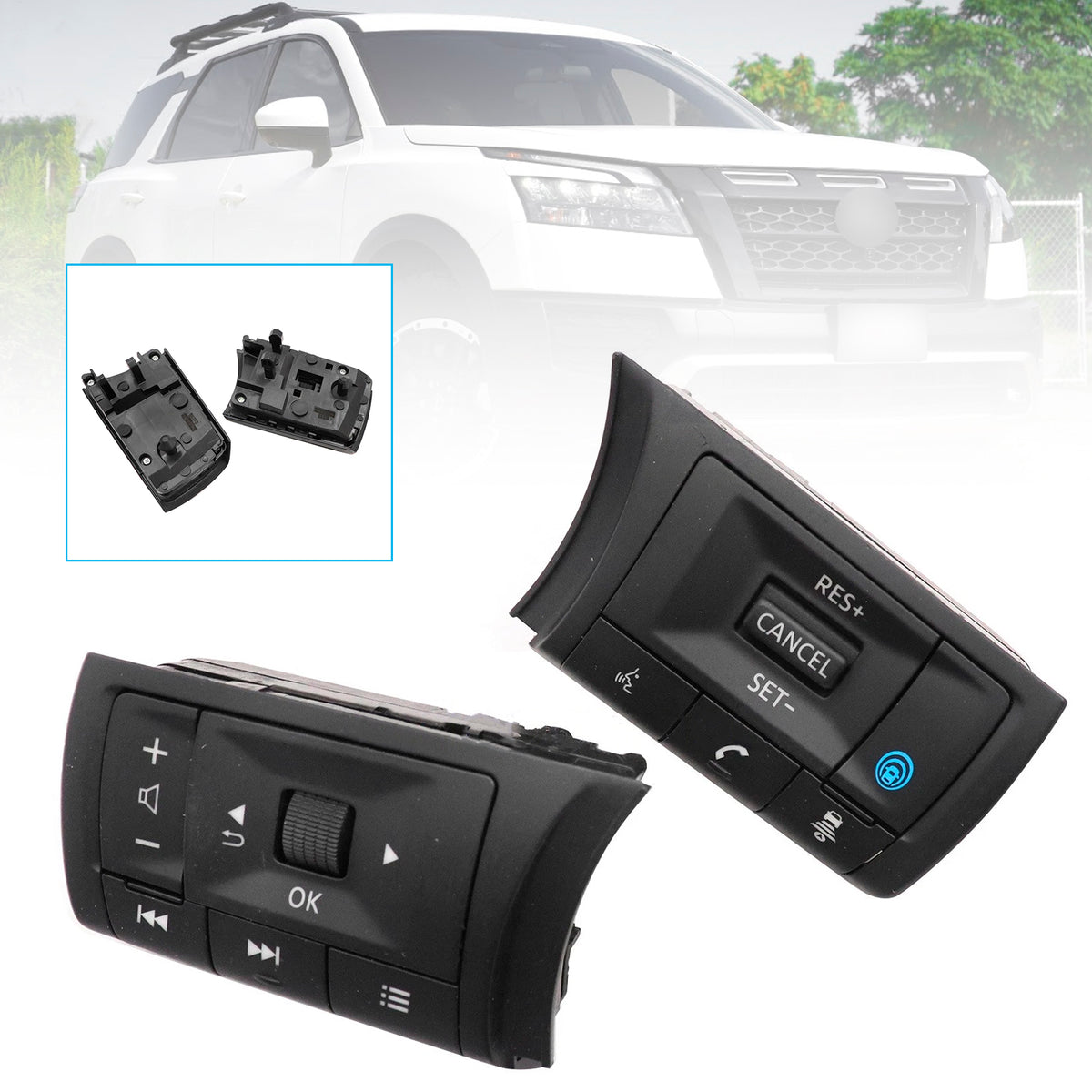 2021-2024 Nissan Steering Wheel Audio Volume Cruise Control Switch 25550-6RF6B