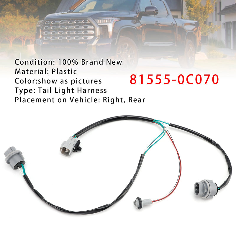 Rear Right Tail Light Harness For Toyota Tundra 2007-2023