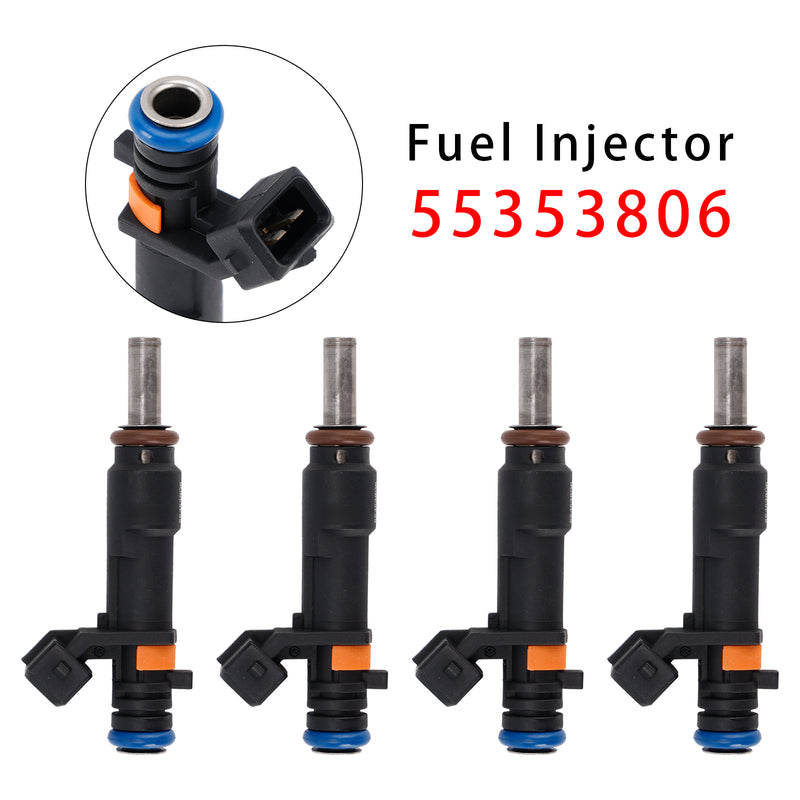 Vauxhall Astra Insignia A Chevrolet Cruze Trax 55353806 4PCS Fuel Injector