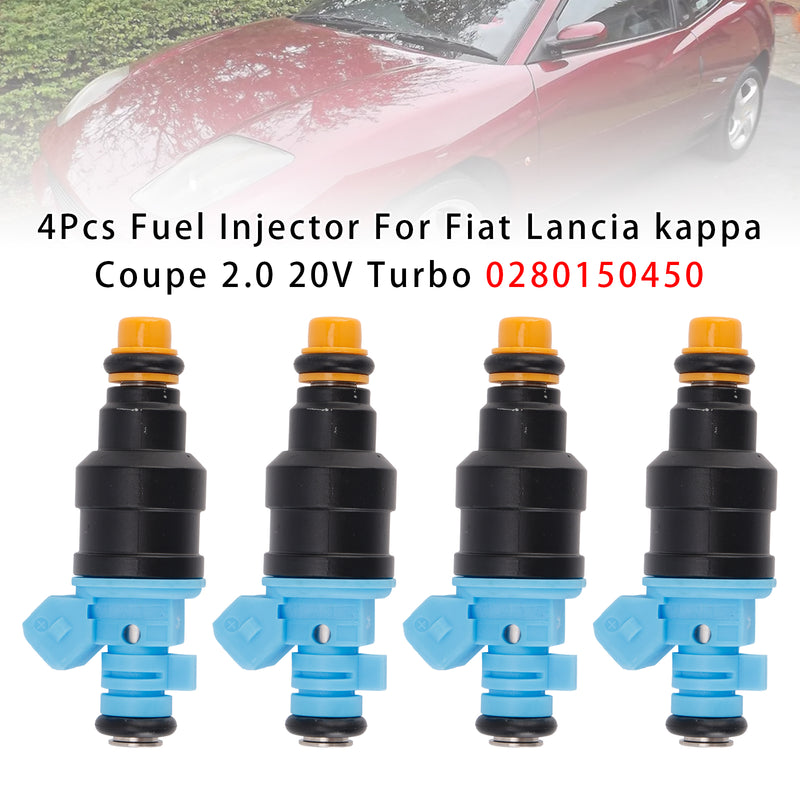 Fiat Lancia kappa Coupe 2.0 20V Turbo 0280150450 4PCS Fuel Injector