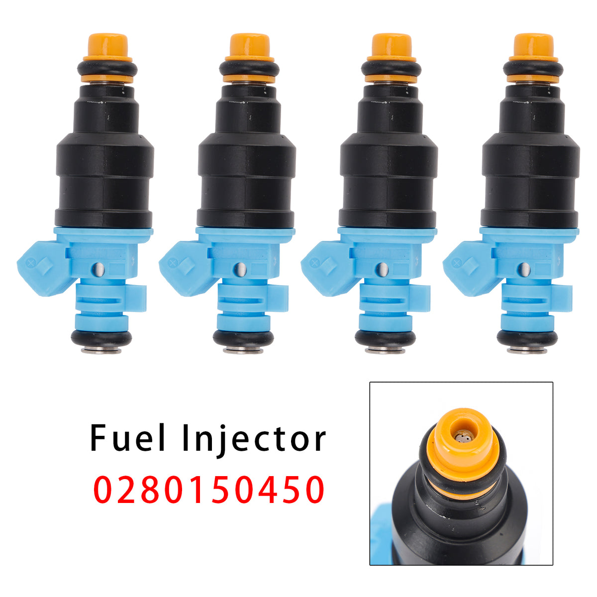 Fiat Lancia kappa Coupe 2.0 20V Turbo 0280150450 4PCS Fuel Injector