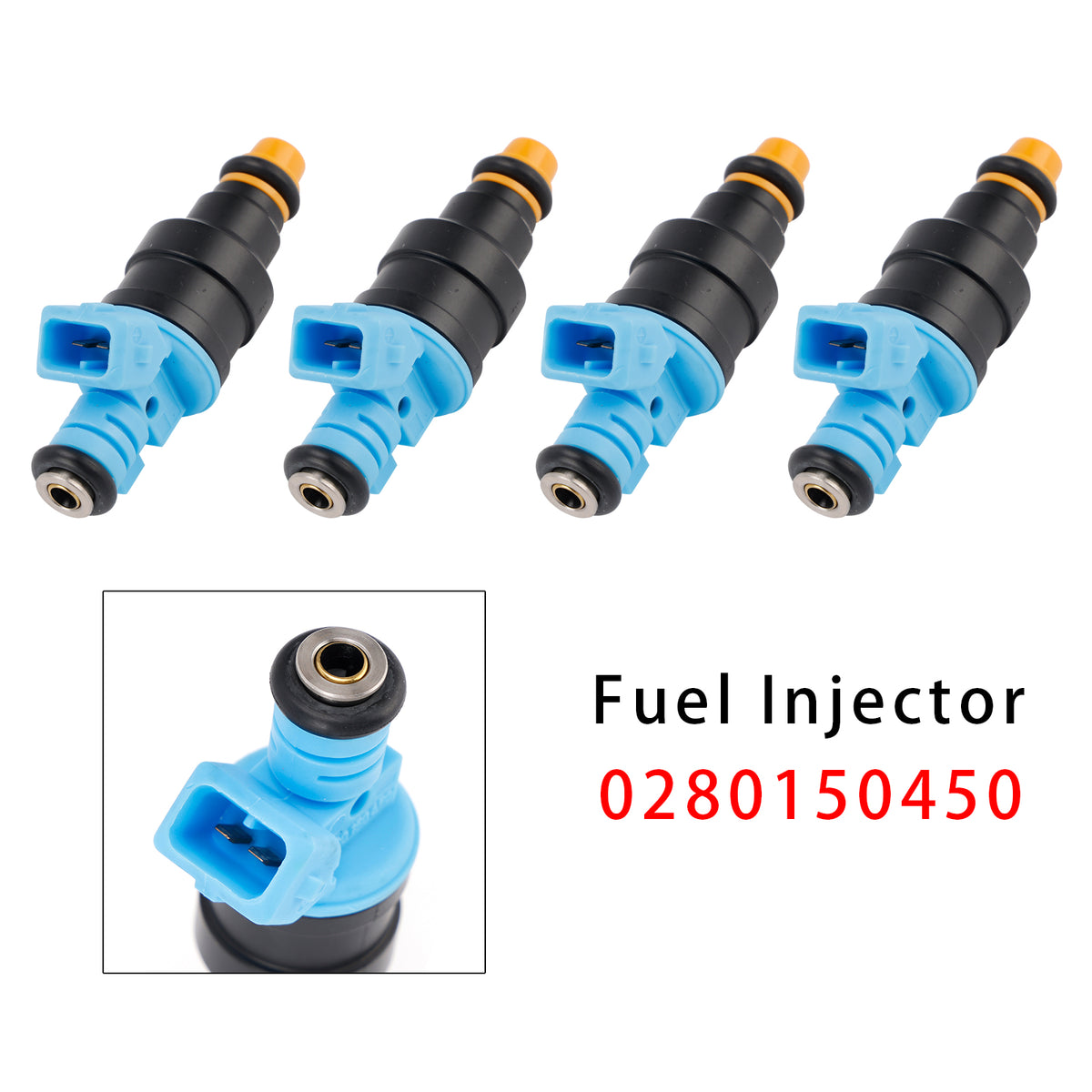 Fiat Lancia kappa Coupe 2.0 20V Turbo 0280150450 4PCS Fuel Injector