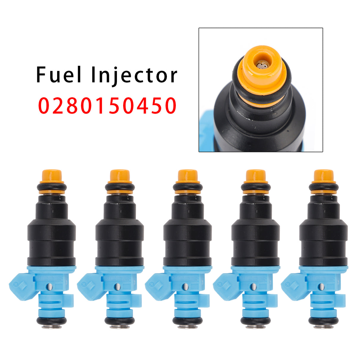 Fiat Lancia kappa Coupe 2.0 20V Turbo 0280150450 5Pcs Fuel Injector