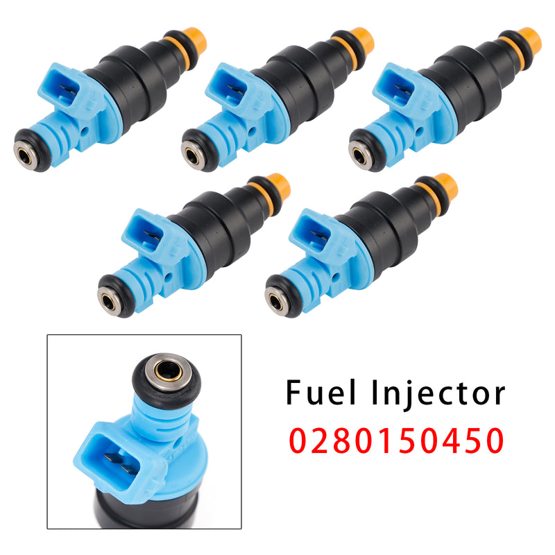Fiat Lancia kappa Coupe 2.0 20V Turbo 0280150450 5Pcs Fuel Injector