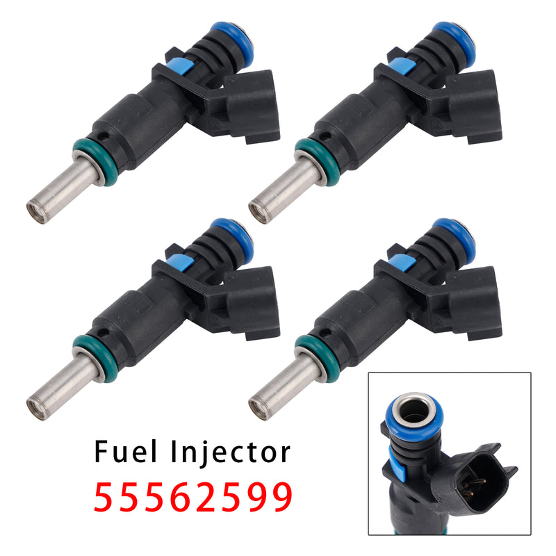 Opel Vauxhall Astra Insignia Mokka Chevrolet 55562599 4PCS Fuel Injector