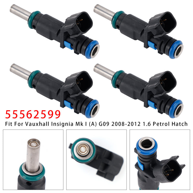 Opel Vauxhall Astra Insignia Mokka Chevrolet 55562599 4PCS Fuel Injector