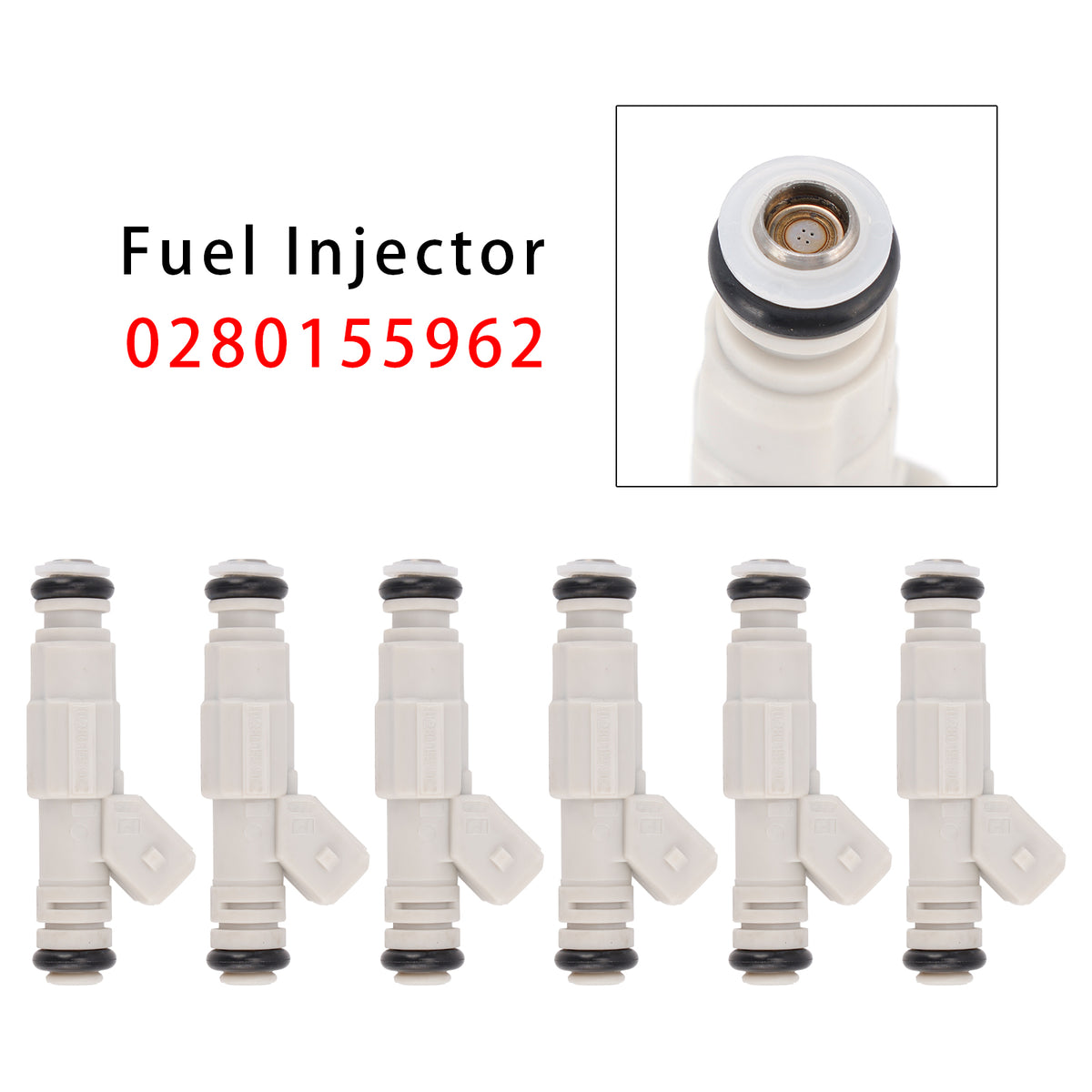 Mazda B4000 Ford Ranger Explorer 4.0L 1998-2001 0280155962 6PCS Fuel Injector