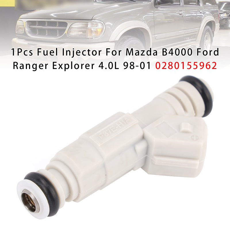 Mazda B4000 Ford Ranger Explorer 4.0L 1998-2001 0280155962 1PCS Fuel Injector