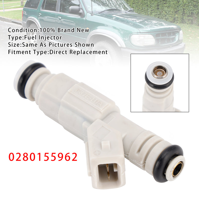 Mazda B4000 Ford Ranger Explorer 4.0L 1998-2001 0280155962 1PCS Fuel Injector