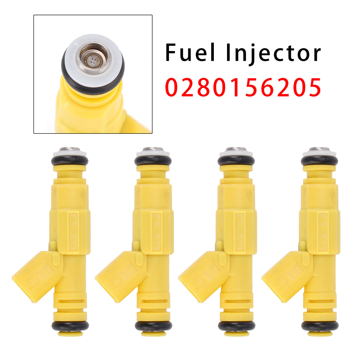 Ford Ranger Mazda B2300 2.3L 0280156205 FJ464 4PCS Fuel Injector