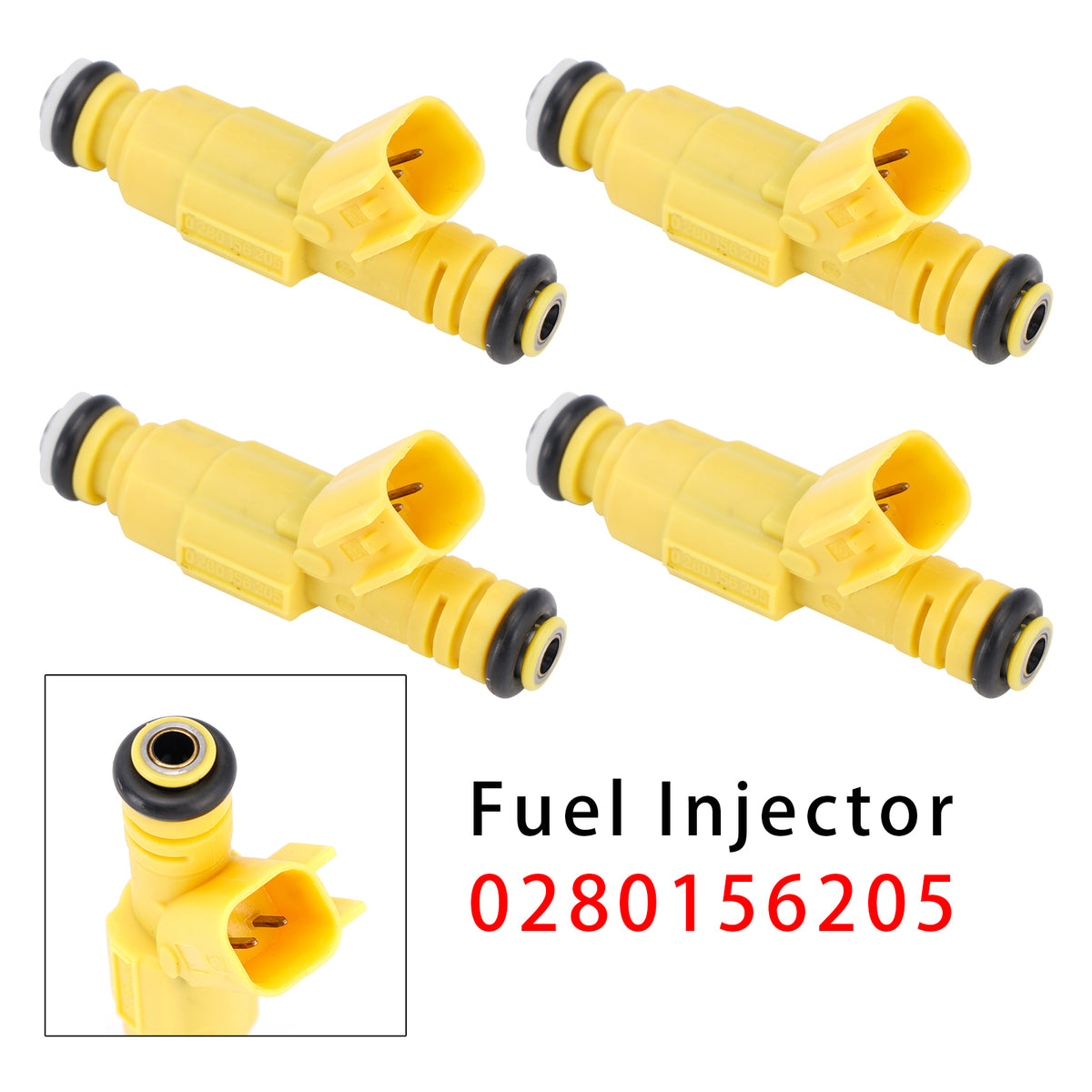 Ford Ranger Mazda B2300 2.3L 0280156205 FJ464 4PCS Fuel Injector