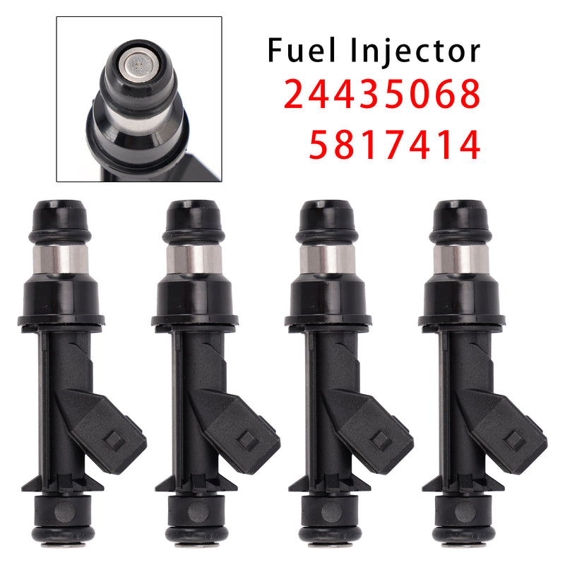 Vauxhall Astra Meriva Zafira engines 24435068 5817414 4PCS Fuel Injector