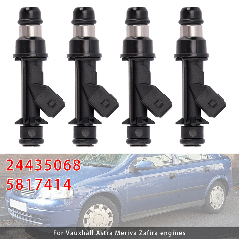 Vauxhall Astra Meriva Zafira engines 24435068 5817414 4PCS Fuel Injector