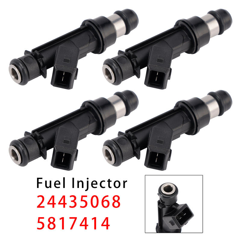 Vauxhall Astra Meriva Zafira engines 24435068 5817414 4PCS Fuel Injector