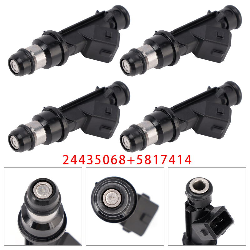 Vauxhall Astra Meriva Zafira engines 24435068 5817414 4PCS Fuel Injector