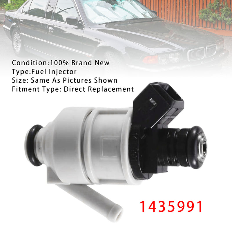 BMW E38 850i 750iL 5.4L V12 1998-2001 1435991 1PCS Fuel Injector