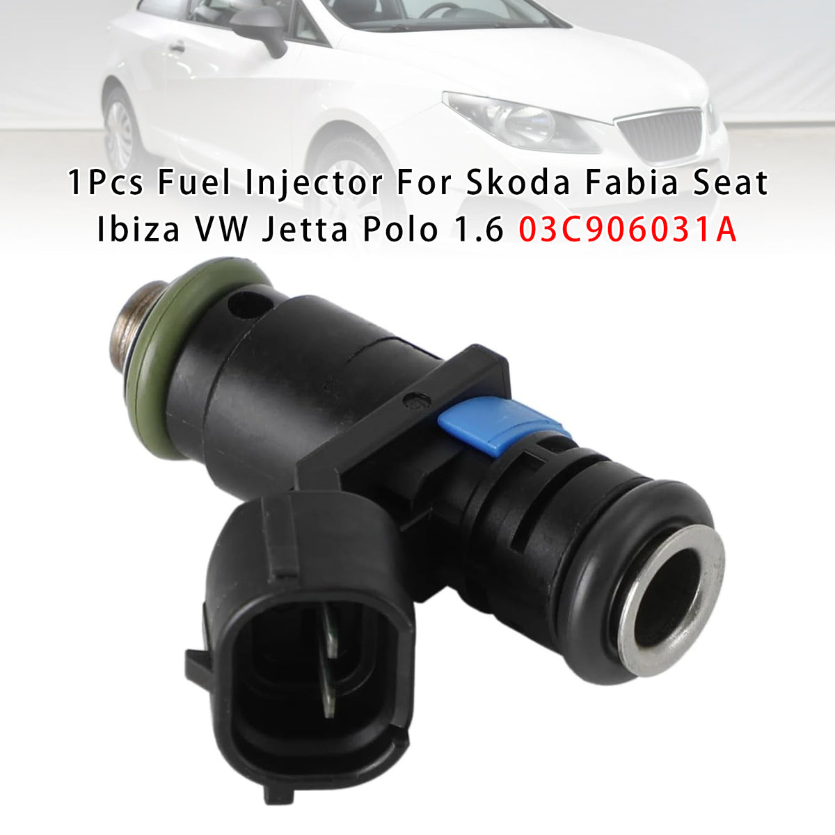 Skoda Fabia Seat Ibiza VW Jetta Polo 1.6 03C906031A 1PCS Fuel Injector