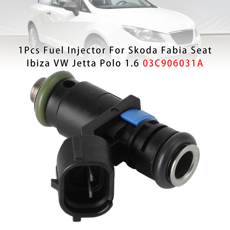 Skoda Fabia Seat Ibiza VW Jetta Polo 1.6 03C906031A 1PCS Fuel Injector