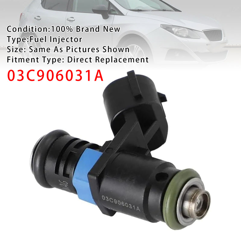 Skoda Fabia Seat Ibiza VW Jetta Polo 1.6 03C906031A 1PCS Fuel Injector