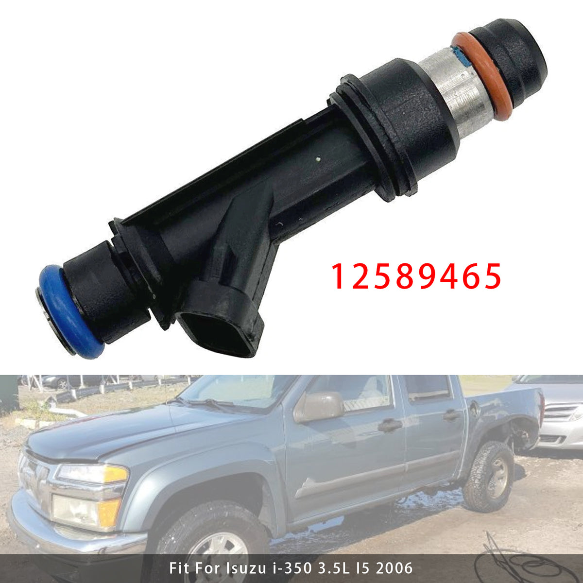 Chevrolet Colorado Isuzu GMC Canyon Hummer H3 L5 12589465 1PCS Fuel Injector