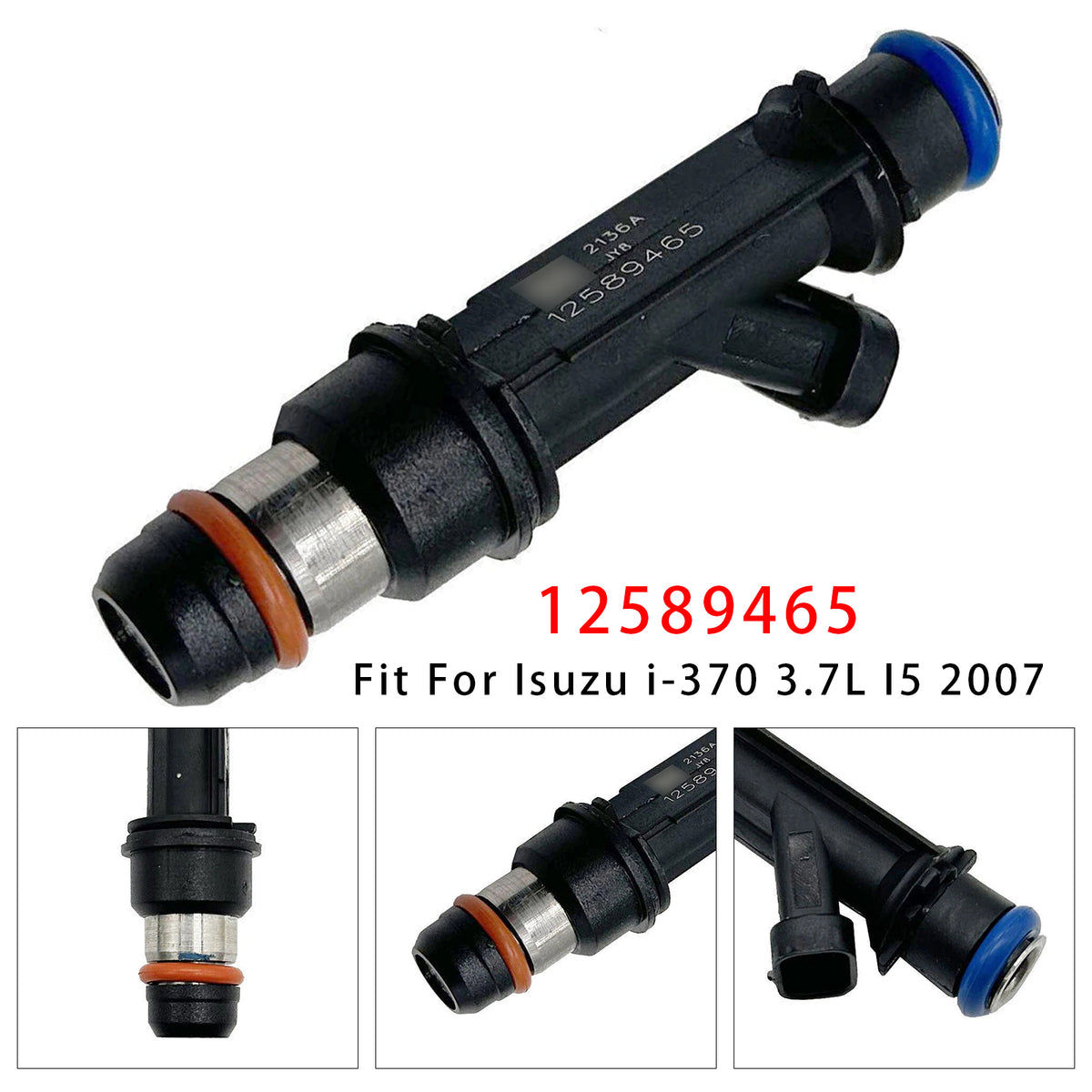 Chevrolet Colorado Isuzu GMC Canyon Hummer H3 L5 12589465 1PCS Fuel Injector