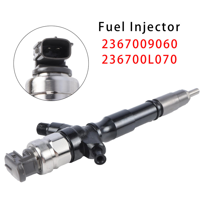 Toyota Hilux Hiace 2KD-FTV 2.5L 2367009060 236700L070 1PCS Fuel Injector