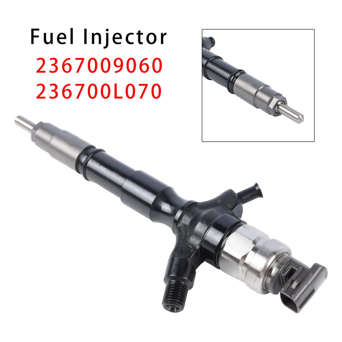 Toyota Hilux Hiace 2KD-FTV 2.5L 2367009060 236700L070 1PCS Fuel Injector