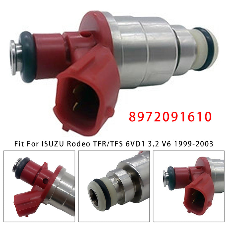 ISUZU Rodeo TFR/TFS 1999-2003 6VD1 3.2 V6 8972091610 1PCS Fuel Injector