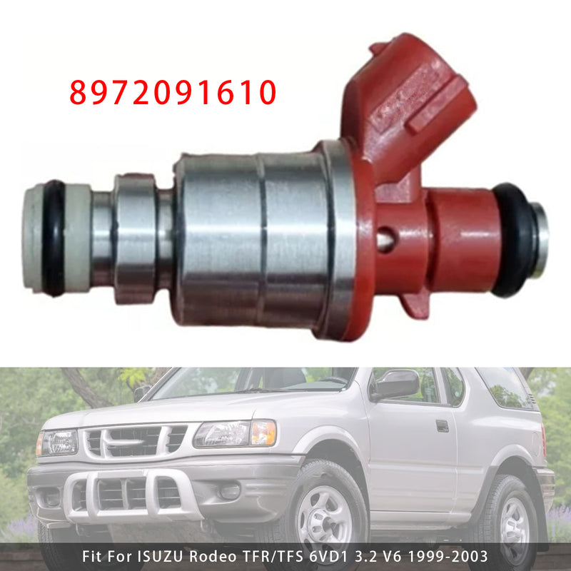 ISUZU Rodeo TFR/TFS 1999-2003 6VD1 3.2 V6 8972091610 1PCS Fuel Injector