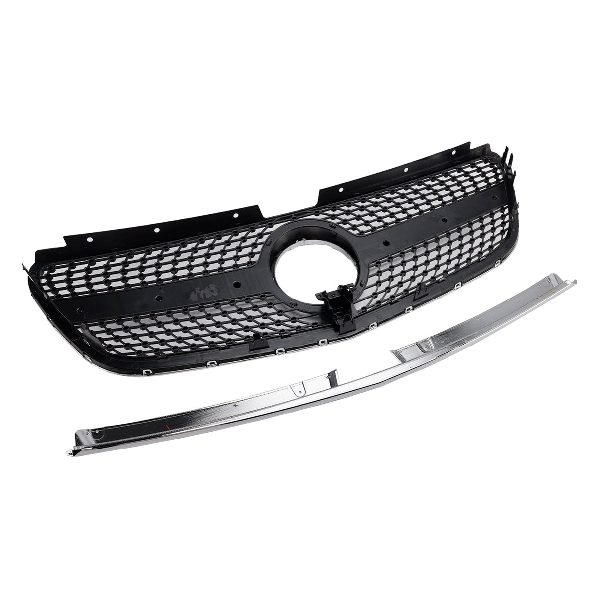 Mercedes Vito W447 2015-2019 GT Stlye Diamond Front Bumper Grill Grille