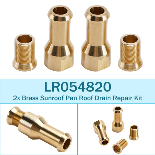 2x Brass Sunroof Pan Roof Drain Repair Kit for Land Rover Range Rover LR054820