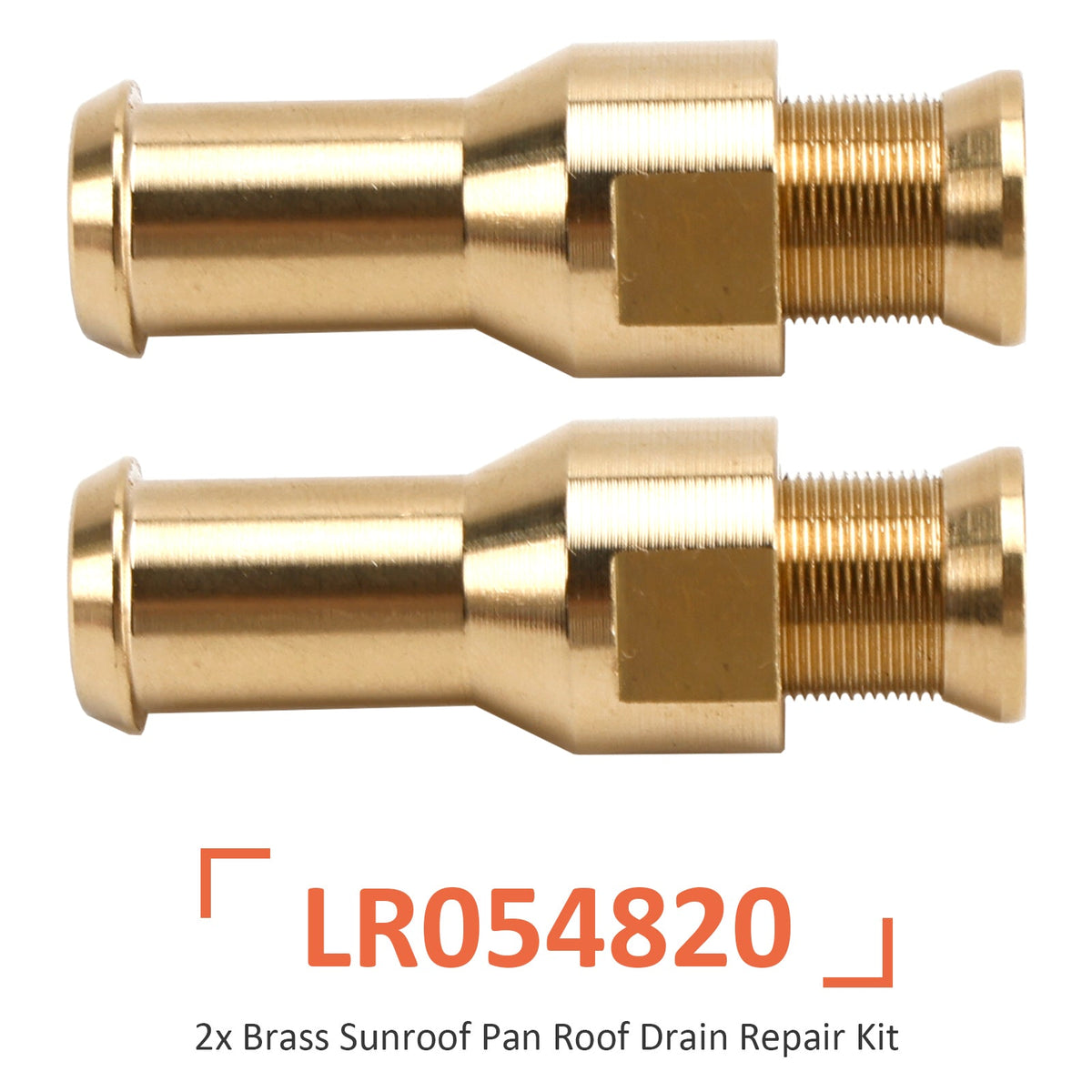 2x Brass Sunroof Pan Roof Drain Repair Kit for Land Rover Range Rover LR054820