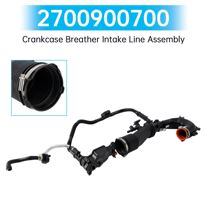 2014-2019 Benz M270 X156 2700900700Crankcase Breather Intake Line Assembly