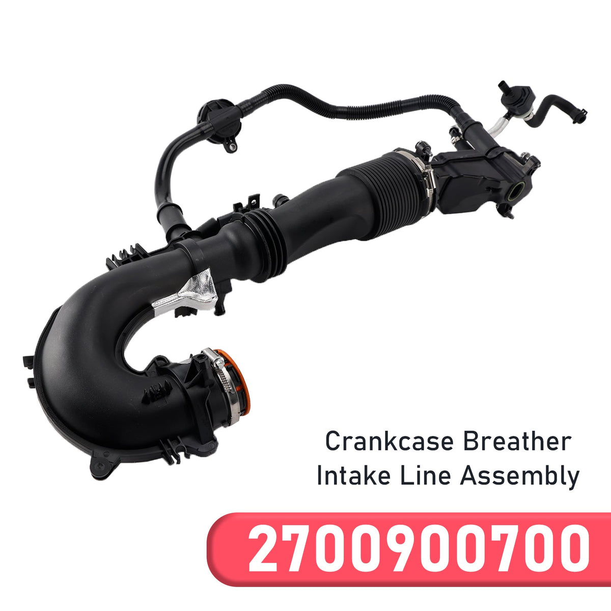2014-2019 Benz M270 X156 2700900700Crankcase Breather Intake Line Assembly