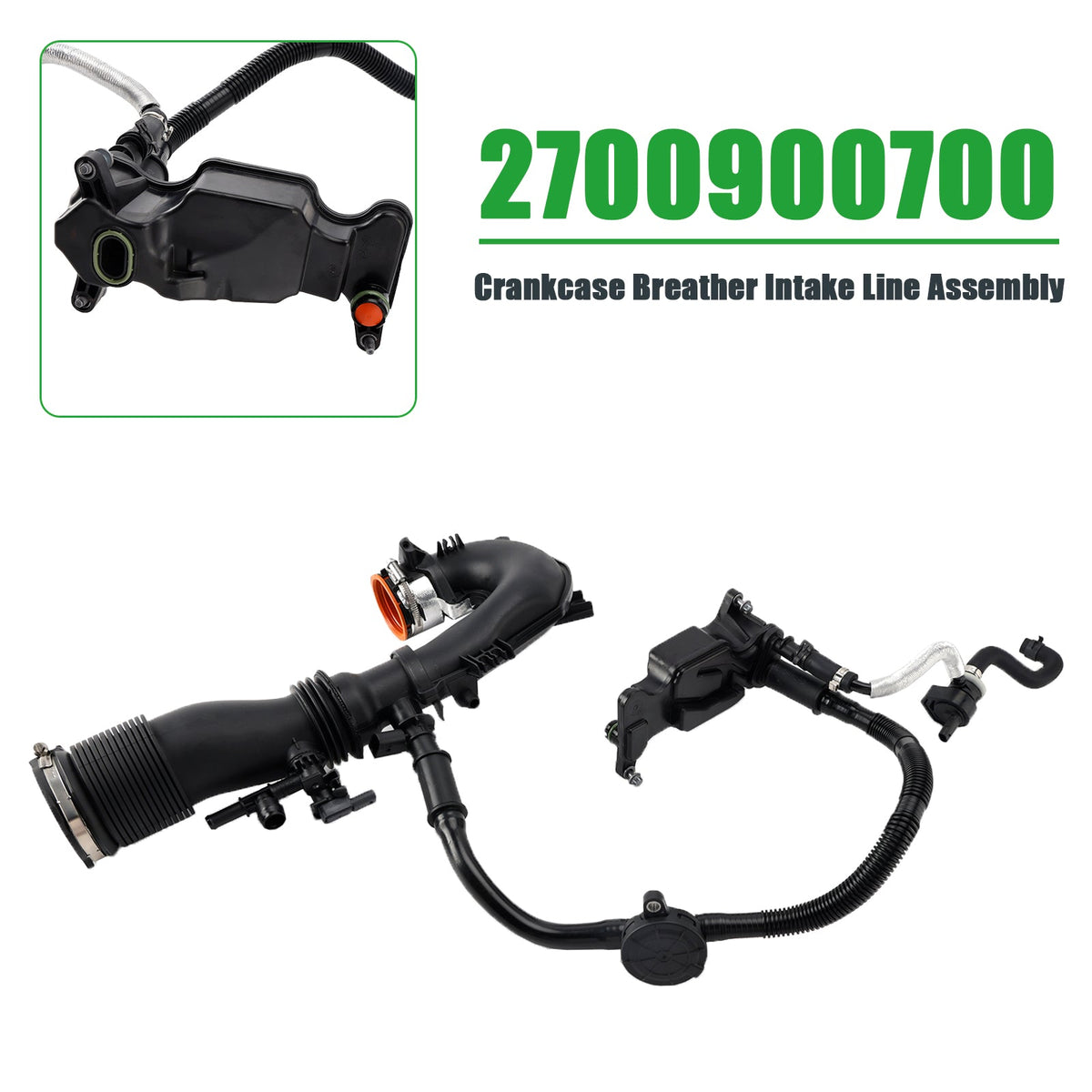 2014-2019 Benz M270 X156 2700900700Crankcase Breather Intake Line Assembly