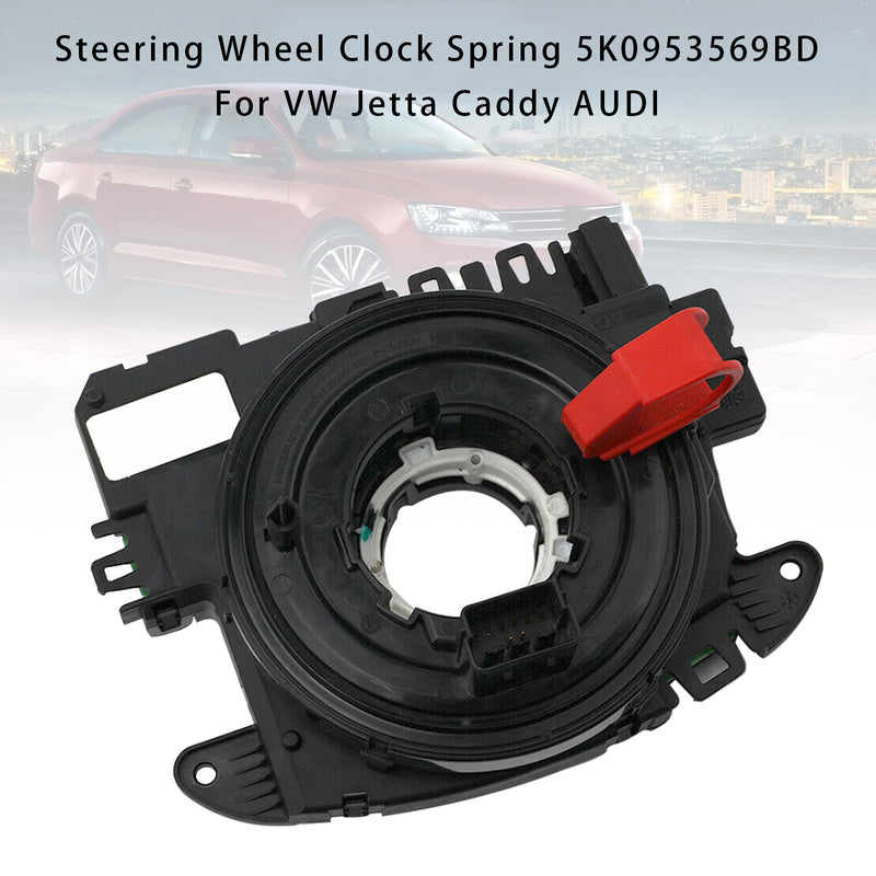 VW Jetta Caddy AUDI Steering Wheel Clock Spring 5K0953569BD