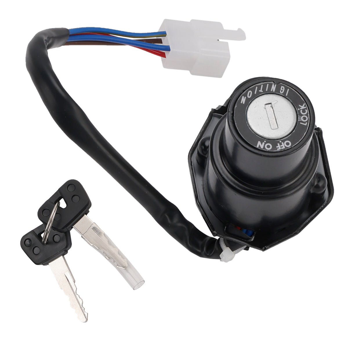 Yamaha Virago 535 XV535 XV500 S 1989-2001 4-Pin Ignition Key Switch