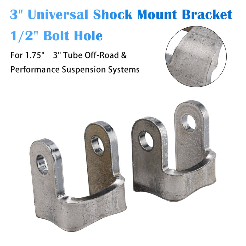 3" Universal Shock Mount Bracket 1/2" Bolt Hole For 1.75"¨C3" Performance Suspension