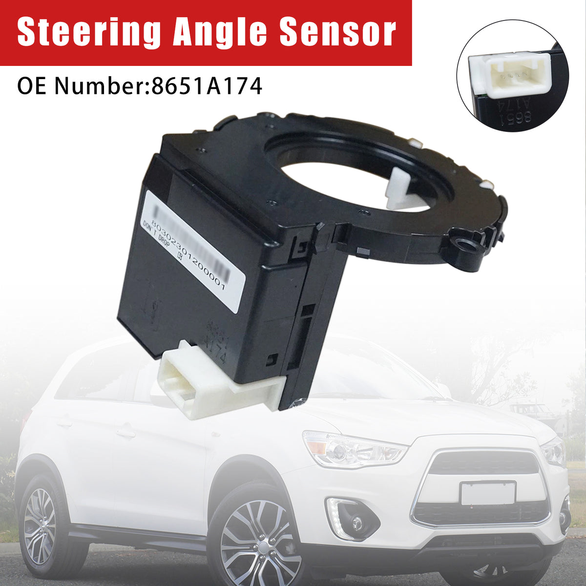 Mitsubishi ASX Outlander Sport RRVR L200 Steering Angle Sensor 8651A174
