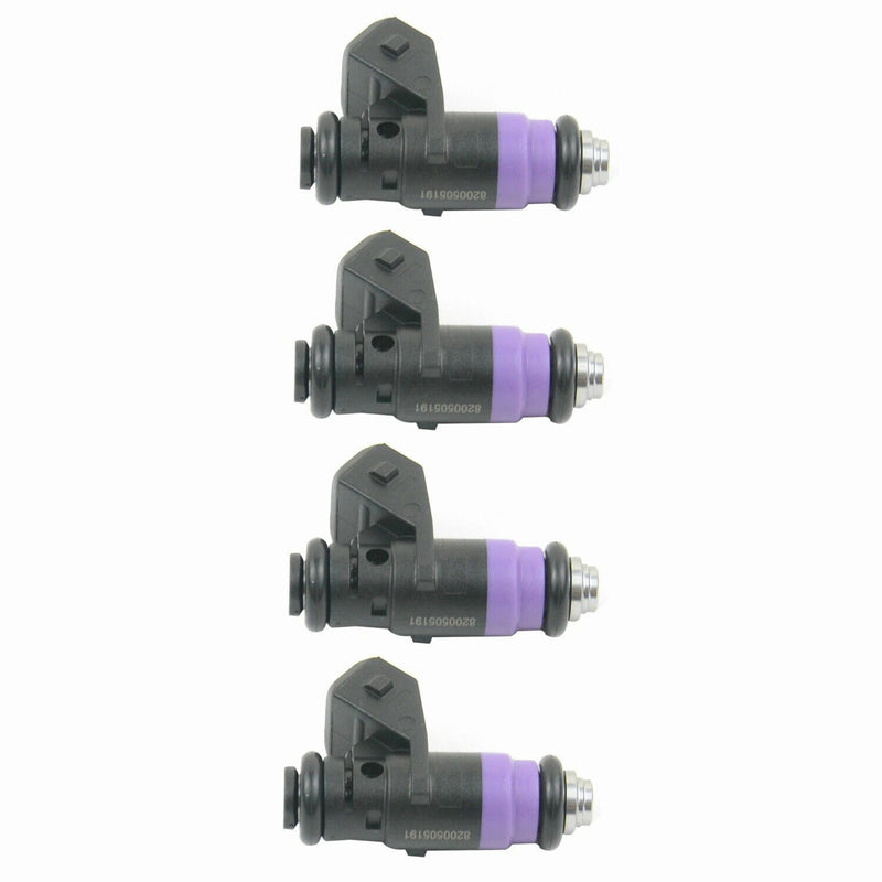 Renault Clio Laguna Megane Scénic 1.4 1.6 8200132259 4PCS Fuel Injector