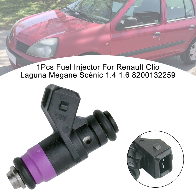 Renault Clio Laguna Megane Scénic 1.4 1.6 8200132259 1PCS Fuel Injector