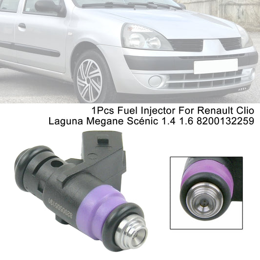 Renault Clio Laguna Megane Scénic 1.4 1.6 8200132259 1PCS Fuel Injector